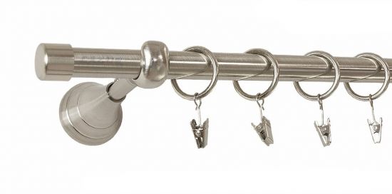 Karnisz ZAŚLEPKA Stal Nierdzewna, Poj. 19 wspornik regulowany