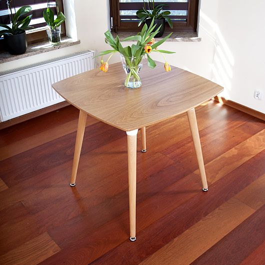 ST&Oacute;Ł NOWOCZESNE kolekcja MEDIOLAN KWADRATOWY kolor BUKOWY