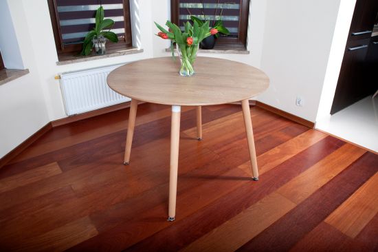 ST&Oacute;Ł NOWOCZESNE kolekcja MEDIOLAN OKRĄGŁY 100 cm kolor DREWNOPODODNY