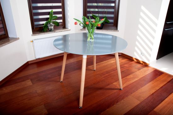 ST&Oacute;Ł NOWOCZESNE kolekcja MEDIOLAN OKRĄGŁY 100 cm kolor SZARY