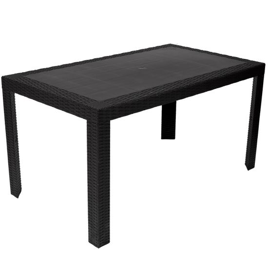 St&oacute;ł URANO PCV technorattan Czarny