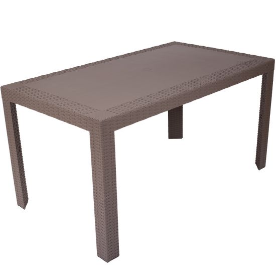 St&oacute;ł URANO PCV technorattan Cappuccino