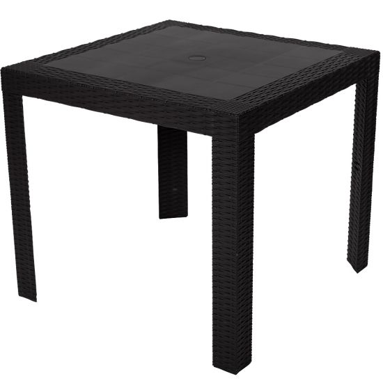 St&oacute;ł SATURNO PCV technorattan Czarny