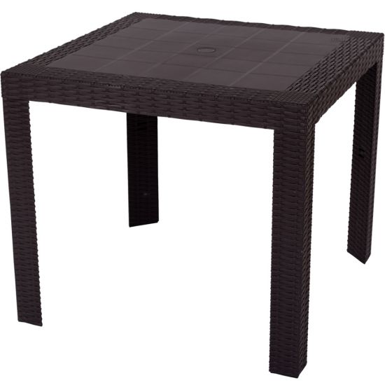 St&oacute;ł SATURNO PCV technorattan Brązowy