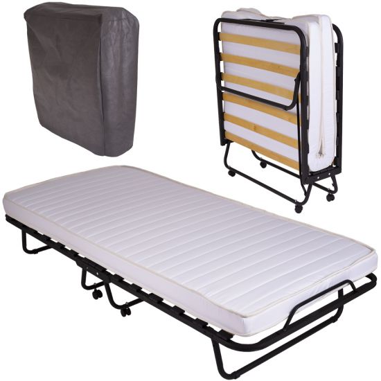 Ł&Oacute;ŻKO 90 x 200 cm SKŁADANE TURYSTYCZNE HOTELOWE