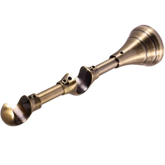 WSPORNIK REGULOWANY PODW&Oacute;JNY 19+19 mm ZŁOTY ANTYK