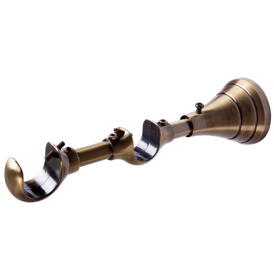 WSPORNIK REGULOWANY PODW&Oacute;JNY 25+19 mm KARNISZ ZŁOTY ANTYK