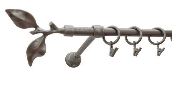 Karnisz Motyw Kute Satyna, Pojedynczy 16 LIŚĆ R&Oacute;ŻY