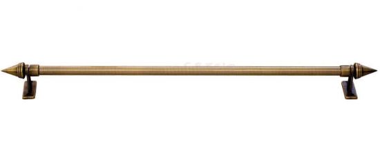 Mini Karnisz Regulowany AMARO Antyk Mosiądz  100% metal