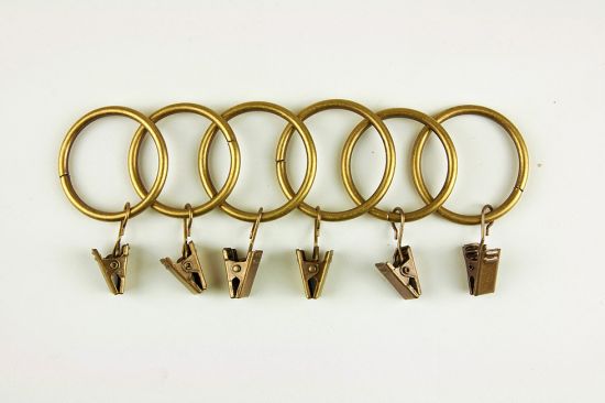 K&Oacute;ŁKO Z ŻABKĄ DO KARNISZY O ŚREDNICY FI 25 MM ANTYK MOSIĄDZ - 10 sztuk