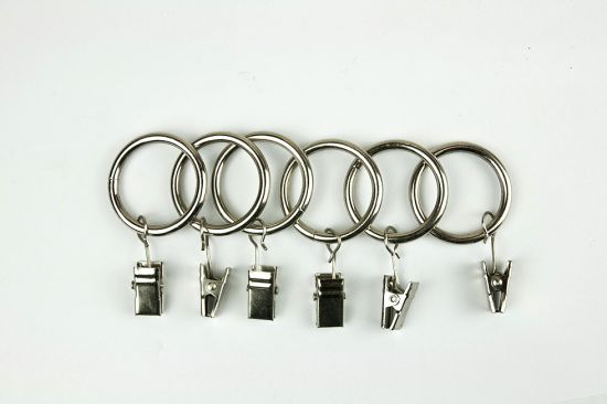 K&Oacute;ŁKO Z ŻABKĄ DO KARNISZY O ŚREDNICY FI 16-19 MM STAL NIERDZEWNA - 10 sztuk   