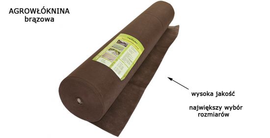 AGROWŁ&Oacute;KNINA  BRĄZOWA FILTR UV SZEROKOŚĆ 160 CM   