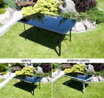 St&oacute;ł aluminiowy Verona czarny