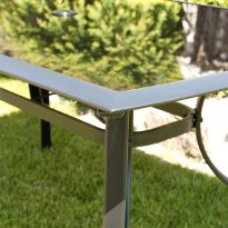 St&oacute;ł aluminiowy Verona czarny