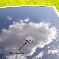 St&oacute;ł aluminiowy Verona czarny