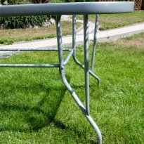 St&oacute;ł metalowy TORINO srebrny