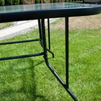 St&oacute;ł metalowy TORINO czarny