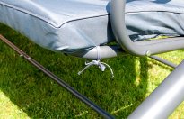 HUŚTAWKA OGRODOWA 4-osobowa GRACJA Szara