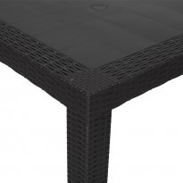 St&oacute;ł SATURNO PCV technorattan Czarny