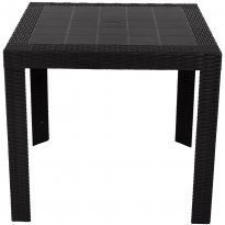 St&oacute;ł SATURNO PCV technorattan Czarny