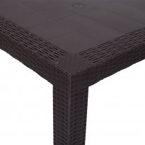 St&oacute;ł SATURNO PCV technorattan Brązowy