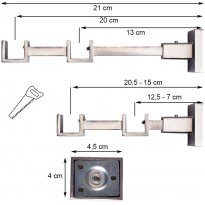 WSPORNIK PODW&Oacute;JNY KWADRO KARNISZ SATYNA